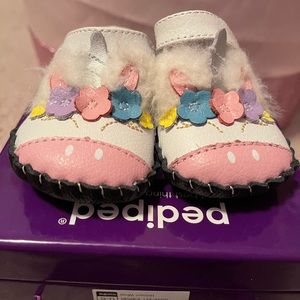 Pediped Originals Girl Unicorn Shoes 0-6m